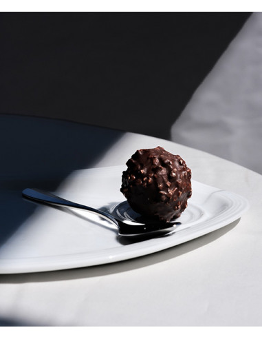 Rochers praliné-chocolat noir - Recette Ptitchef